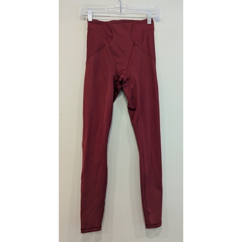 Savage x Fenty Maroon Leggings Size XS 0-2